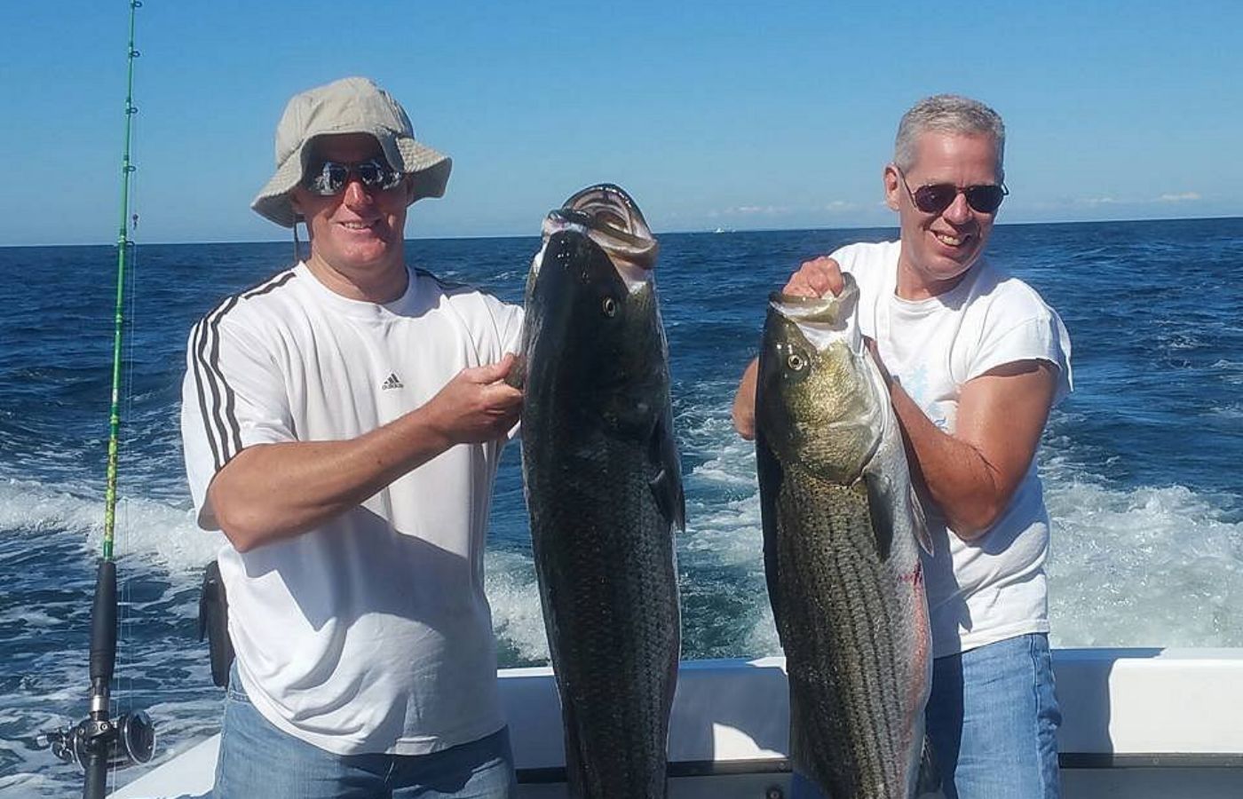 Fishing for Striped Bass, Blues, Cod, Flounder, Black Fish 13 charter boats in narragansett ri-042