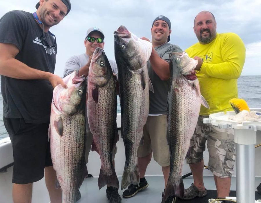 Fishing for Striped Bass, Blues, Cod, Flounder, Black Fish 14 charter boats in narragansett ri-051